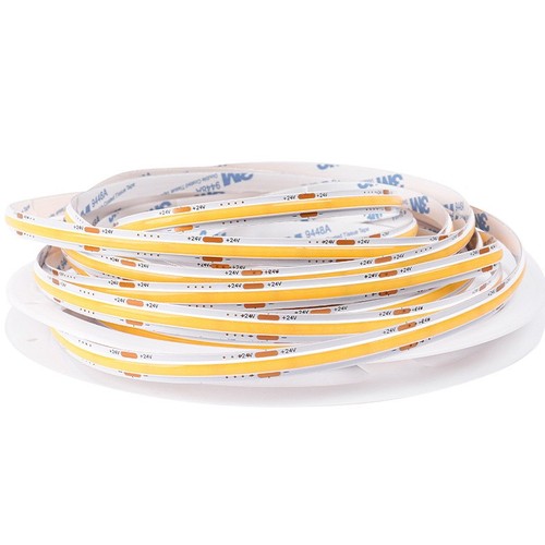 5m 12,5W/m Dot-free COB-LED strip - IP20, RA90, 480 LED per meter, 24V, COB LED