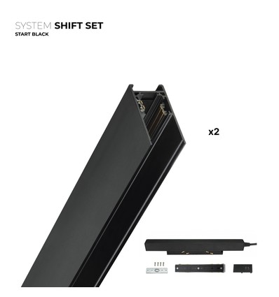 SHIFT startsett - 2 meter komplett, sort