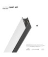 Outlet: Spectrum SHIFT Start sett - 2 meter komplett, Hvit