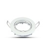 MR16 eller GU10 Downlight-sett - Uten lyskilde, hvit, hull: Ø7,4 cm, mål: Ø8,2 cm