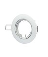 MR16 eller GU10 Downlight-sett - Uten lyskilde, hvit, hull: Ø7,4 cm, mål: Ø8,2 cm