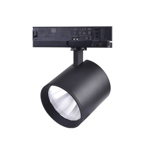 LEDlife sort skinnespot 30W - CASAMBI dimbar, RA90, 170lm/w, 3-faset