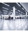 120cm 36W vanntett komplett LED-armatur, gjennomgangskoblet - IP65