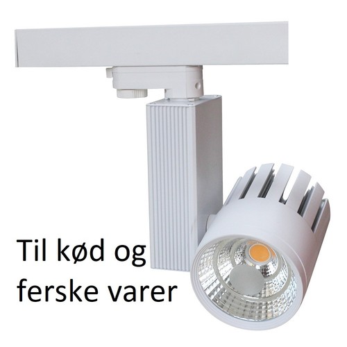 LEDlife skinnespot 30W til kjøtt - 2700lm, 3-faset