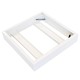 Ramme til 60x60 LED panel - Leveres samlet, hvit kant