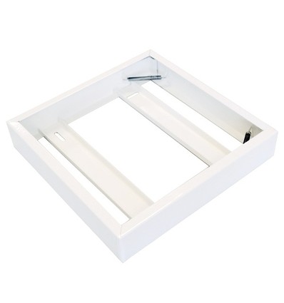Ramme til 60x60 LED panel - Leveres samlet, hvit kant