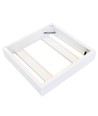 Ramme til 60x60 LED panel - Leveres samlet, hvit kant