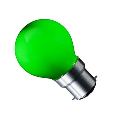 B22 1,8W CARNI LED-pære - Grønn