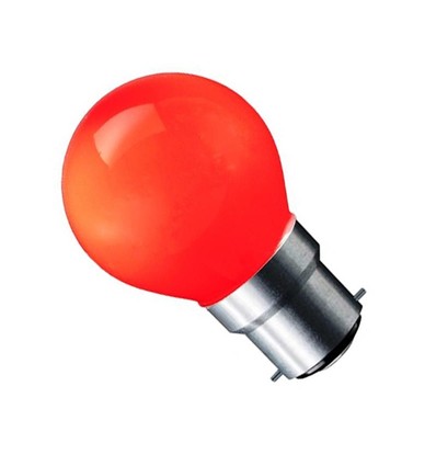 B22 1,8W CARNI LED-pære - Rød