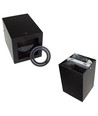GU10 Taklampe - IP20, firkantet, sort, uten lyskilde