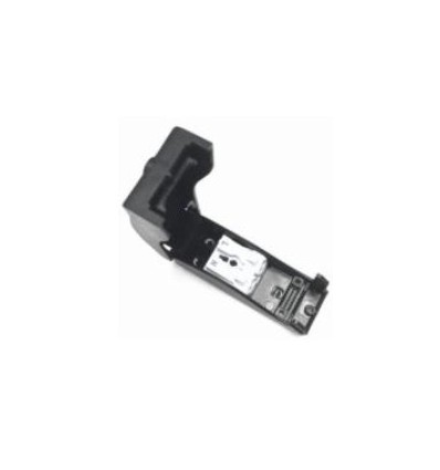 Svart koblingsboks med quickconnector - 2-pol, strekkavlaster, IP20 innendørs