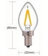 E14 1W dimbar minipære
