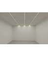 Trebetong/gips Skinne 120 cm for LED strips - Innfelt, kan forlenges