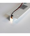 Troldtekt-skinne 120 cm for LED-striper - Innfelt, kan forlenges