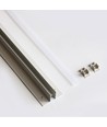 Troldtekt-skinne 60 cm for LED-striper - Innfelt, kan forlenges