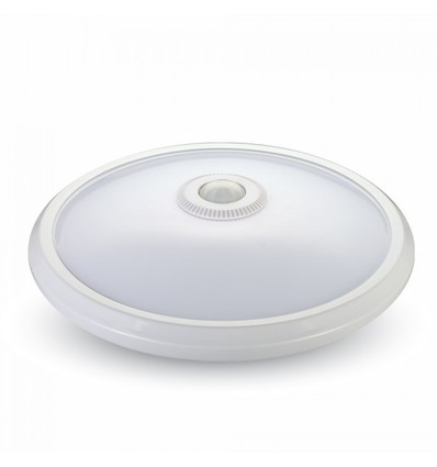 12W LED-sensorlampe - IP20 innendørs, Samsung LED-chip, PIR-sensor, inkl. lyskilde