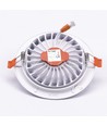 20W Ø17cm LED-spotlight - Hull: Ø14,5 cm, Mål: Ø17 cm, 3 cm høy, Samsung LED-chip