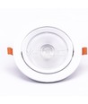 20W Ø17cm LED-spotlight - Hull: Ø14,5 cm, Mål: Ø17 cm, 3 cm høy, Samsung LED-chip