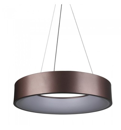 30W dimbar LED-lysekrone - Kaffefarget, mykt lys, varmhvit