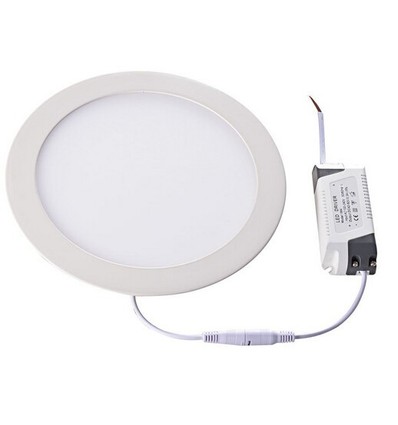 11W Ø20cm LED innfellingspanel - Hull: Ø18 cm, Mål: Ø20 cm