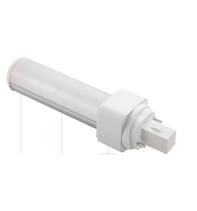 G24D 9W LED-pære - Direkte/Ballast-kompatibel, 180°, erstatter 26W