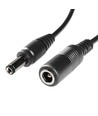 DC Forlengerkabel - 1 m, 5V-24V, svart