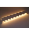 20W LED hvit avlang vegglampe - IP44 utendørs, indirekte, inkl. lyskilde