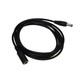 DC Forlengerkabel - 3 m, 5V-24V, svart