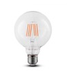 E27 6W LED globepære - Ø12,5 cm, Samsung LED-chip, filament