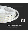 V-Tac 9W/m sprutsikker LED strip - 5m, IP65, 24V, 60 LED per meter