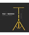 V-Tac stativ for flomlys - Tripod, sammenleggbar