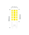 G9 3,5W LED-pære