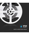 5m 8W/m LED-strip - 12V DC, 120 LED pr. meter, 8mm bred