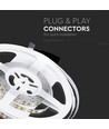 V-Tac 8W/m LED strip 8mm bred - 5m, 120 LED per meter