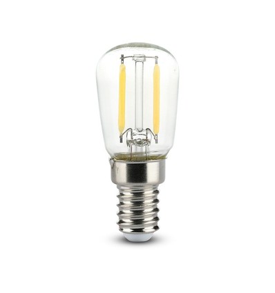 E14 2W LED kjøleskappære - ST26, filament