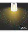 E14 2W LED kjøleskappære - ST26, filament