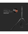 V-Tac stativ for flomlys - Tripod, sort, sammenleggbar