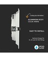 G53 AR111 Downlight - Hvit, 17,4 x 17,4 cm