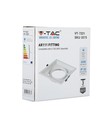 G53 AR111 Downlight - Hvit, 17,4 x 17,4 cm