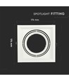 G53 AR111 Downlight - Hvit, 17,4 x 17,4 cm