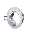 MR16 eller GU10 Downlight-sett - Uten lyskilde, børstet aluminium, Hull: Ø7,5 cm, Mål: Ø9,1 cm