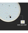 15W LED-taklampe - IP44, Ø20cm, rund