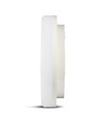 15W LED-taklampe - IP44, Ø20cm, rund