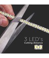 5m 18W/m LED-strip - 12V DC, IP20, Høy lumen, 240LED