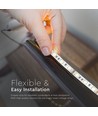 5m 7W/m RGB LED-strip - 12V DC, IP20, 60 LED pr. meter