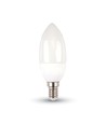 V-Tac 3W LED Sterinlys pære - B35, E14, 230V