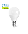 Outlet: Aigostar LED-lampe A5 G45 6W, E14 sokkel - 4000K, 500lm, erstatter 42W