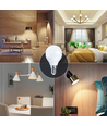 Outlet: Aigostar LED-lampe A5 G45 6W, E14 sokkel - 4000K, 500lm, erstatter 42W