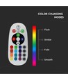 V-Tac 6W RGB LED pære - Med RF fjernkontroll, E27