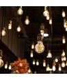 E27 5W LED globepære - Ø12,5cm, Kultråd, ekstra varmhvit